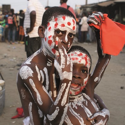 Children at a Slum Party event in Lagos © Bankole Damilola